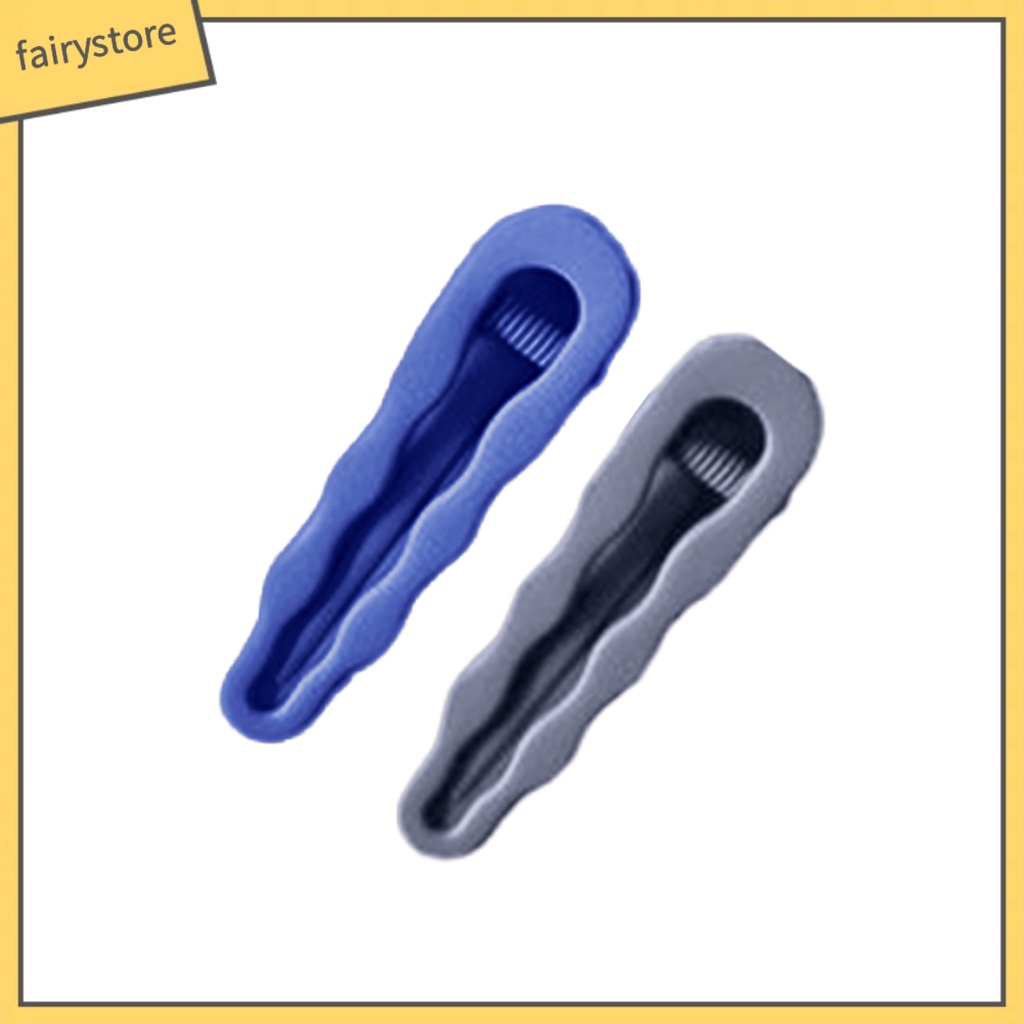 Set 2 Kẹp Tóc Màu Trơn Co Giãn Chống Trượt Trọng Lượng Nhẹ Dành Cho Nữ