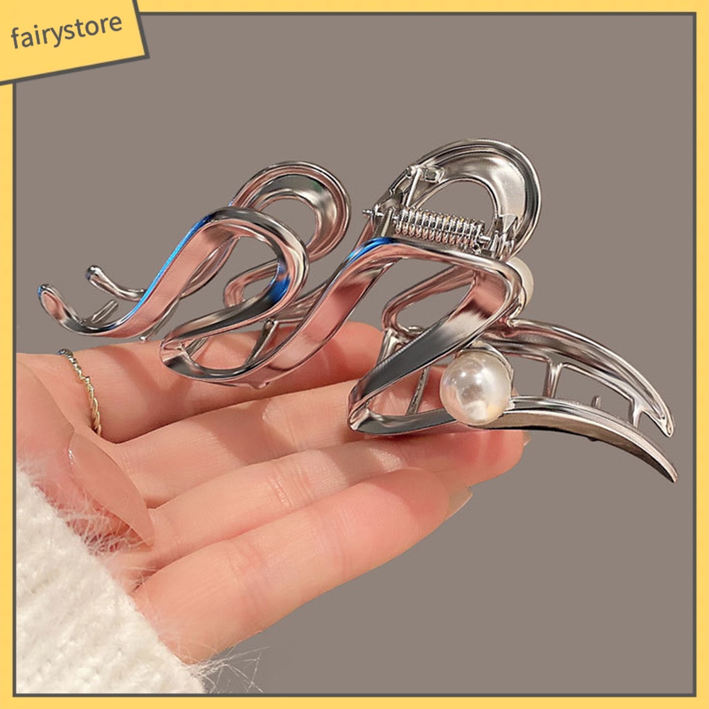 Kẹp Tóc Đính Ngọc Trai Giả Tinh Tế Cho Nữ