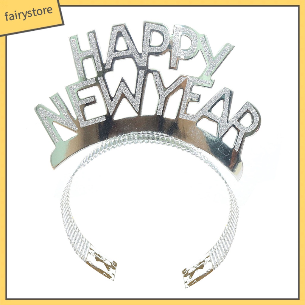 Băng Đô Cài Tóc Đính Kim Sa Phản Quang Chống Trượt Mừng Năm Mới