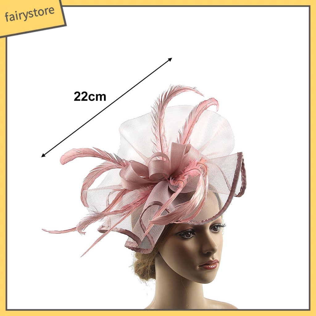 Mũ Lưới Thắt Nơ Trang Trí Tóc Màu Trơn Thanh Lịch