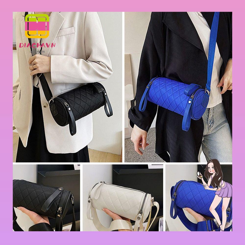 Túi Xách Đeo Chéo Họa Tiết Kẻ Ô Tinh Tế Cho Nữ