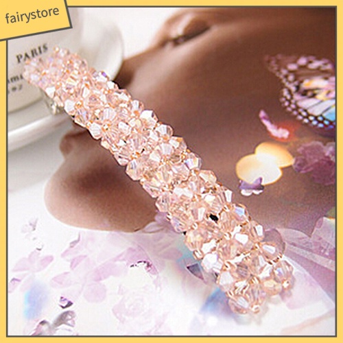 Kẹp Tóc Đính Pha Lê Lấp Lánh Thời Trang Cho Nữ
