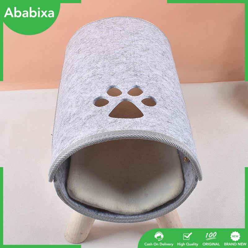 Lều Ngủ Chống Trượt Bằng Gỗ Cho Thú Cưng Thỏ / Mèo Cưng