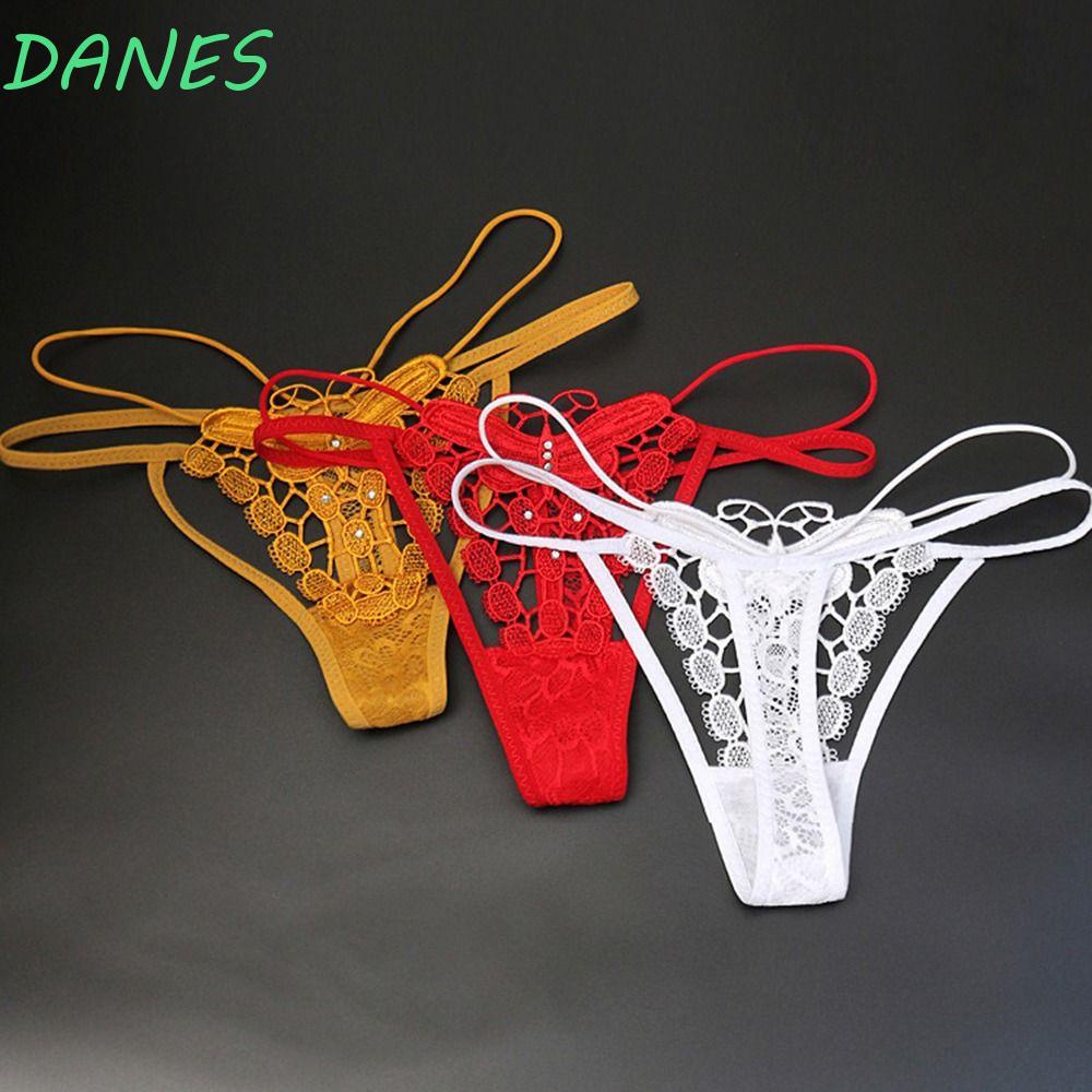 Quần Lót Lọt Khe Eo Thấp Thêu Hình Hoa Hồng Và Bướm Phối Ren Quyến Rũ Cho Nữ