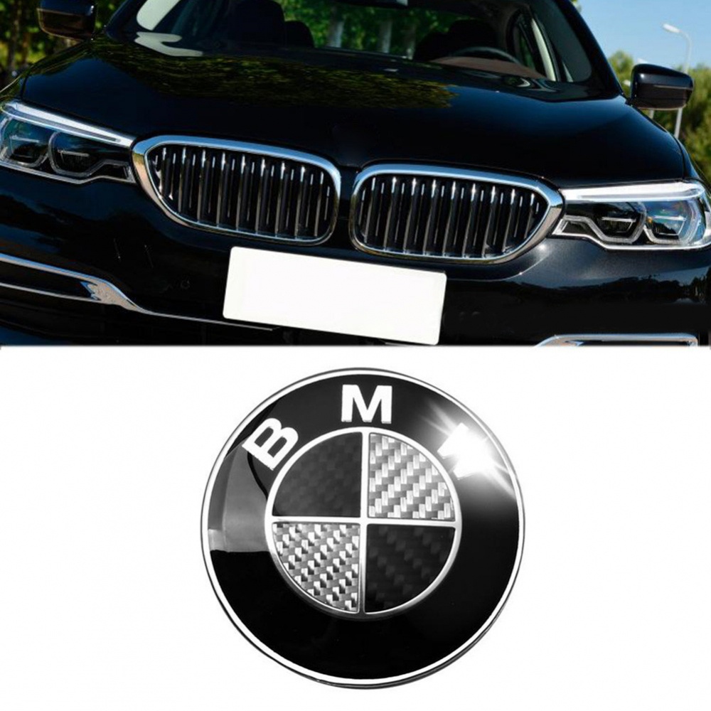 Logo Trang Trí Xe Hơi BMW E46 E36 E39 E90 1 3 5 7 Kích Thước 82mm Chất Lượng Cao
