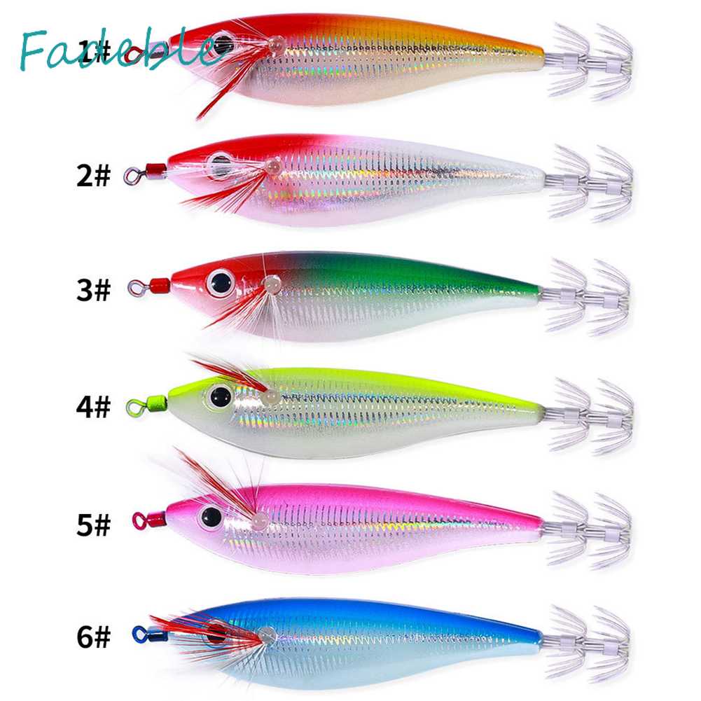 Mồi Câu Cá Giả Hình Bạch Tuộc Dạ Quang 10cm 10g