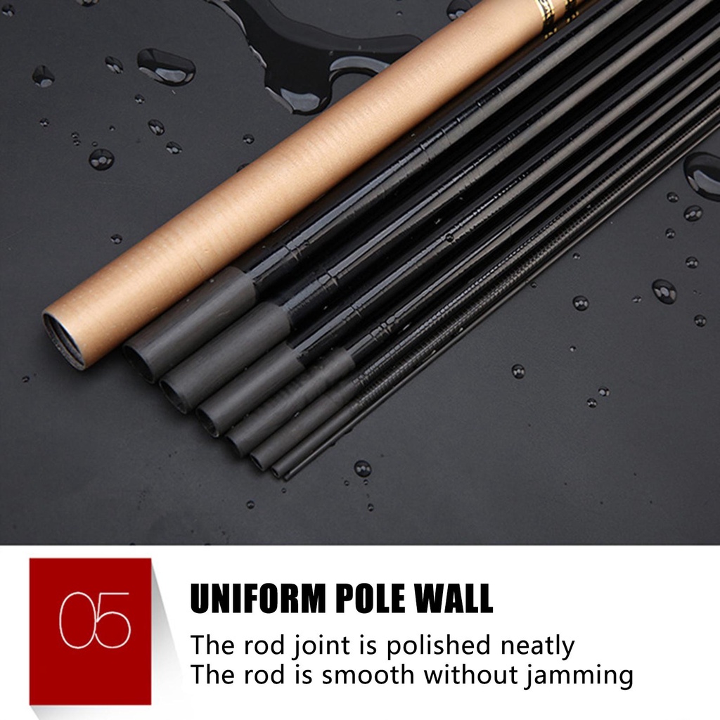 [Global] Cần Câu Cá Bằng Carbon Tổng Hợp Trọng Lượng Nhẹ Và Di Động Cho Hoạt Động Ngoài Trời