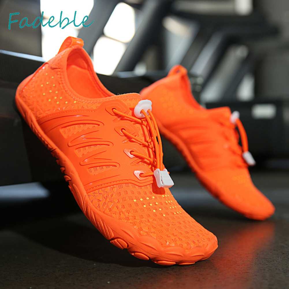 Giày Thể Thao Siêu Nhẹ Co Giãn Thoáng Khí Thời Trang Cho Nam Nữ