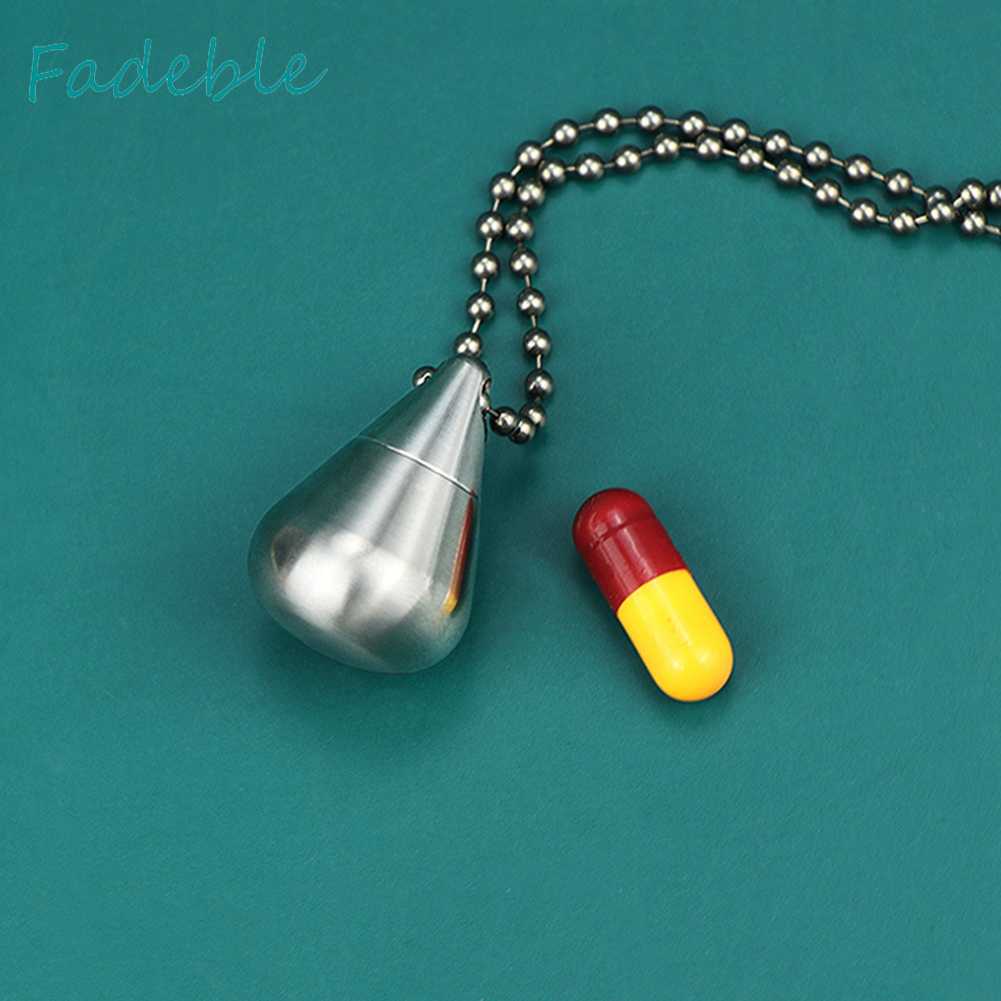 Móc Khóa Hình Viên Thuốc Bằng Titan Chống Thấm Nước