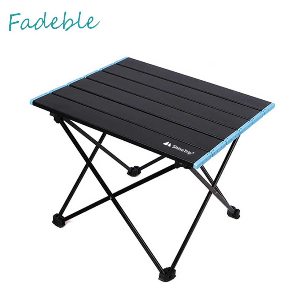 Bàn Xếp Nhỏ Bằng Hợp Kim Nhôm Chuyên Dùng Mang Đi Cắm Trại