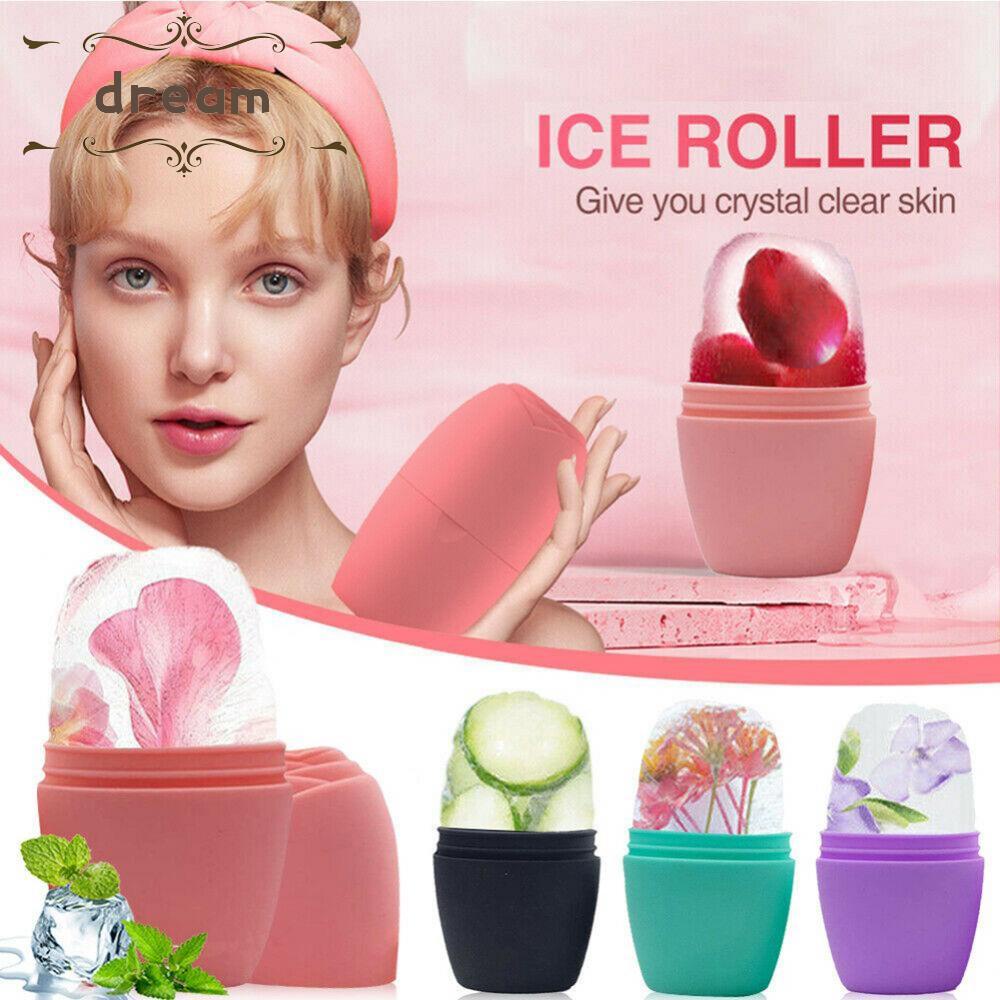 【DREAMLIFE】Silicone Ice Cube Massager Face Ice Roller Mold Reusable Skin Care Beauty Tool