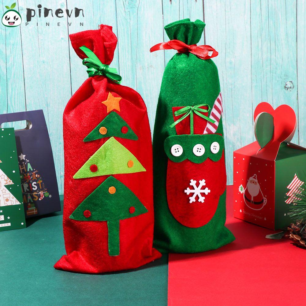 Miếng Dán Trang Trí Chai Lọ Họa Tiết Giáng Sinh Thời Trang