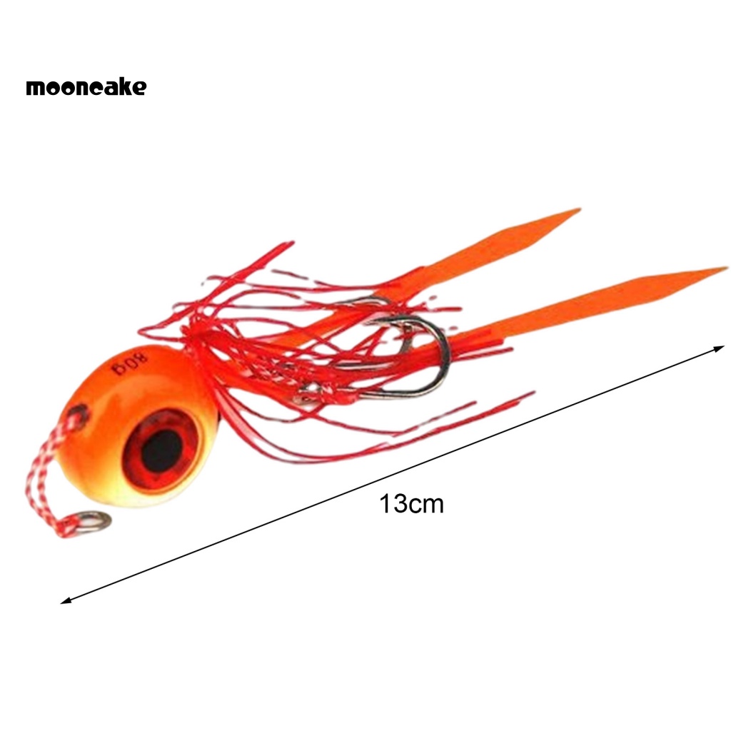 < Mooncake > Mồi Câu Cá Giả Đầu To Màu Sắc Tươi Sáng Chống Mồ Hôi