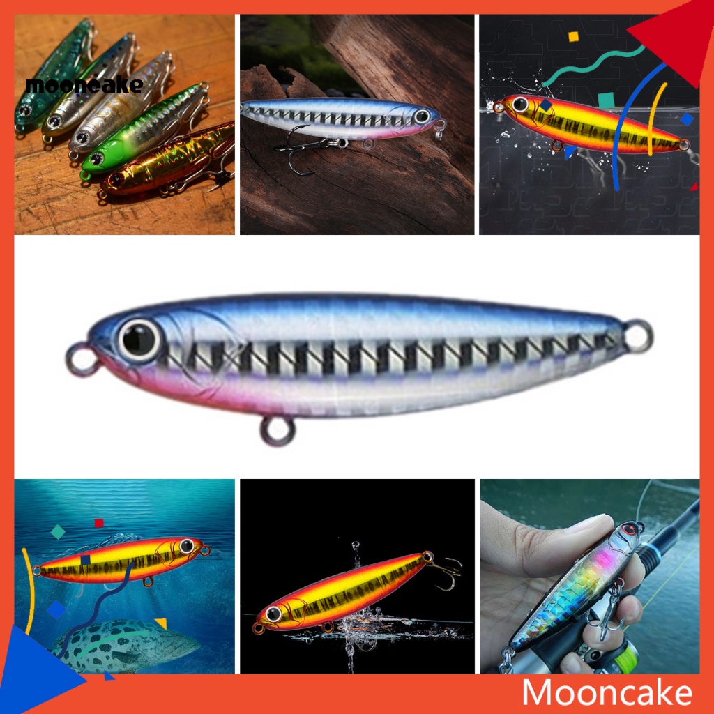 < Mooncake > Mồi Câu Cá Giả Nhiều Màu Sắc Tươi Sáng Có Độ Chính Xác Cao