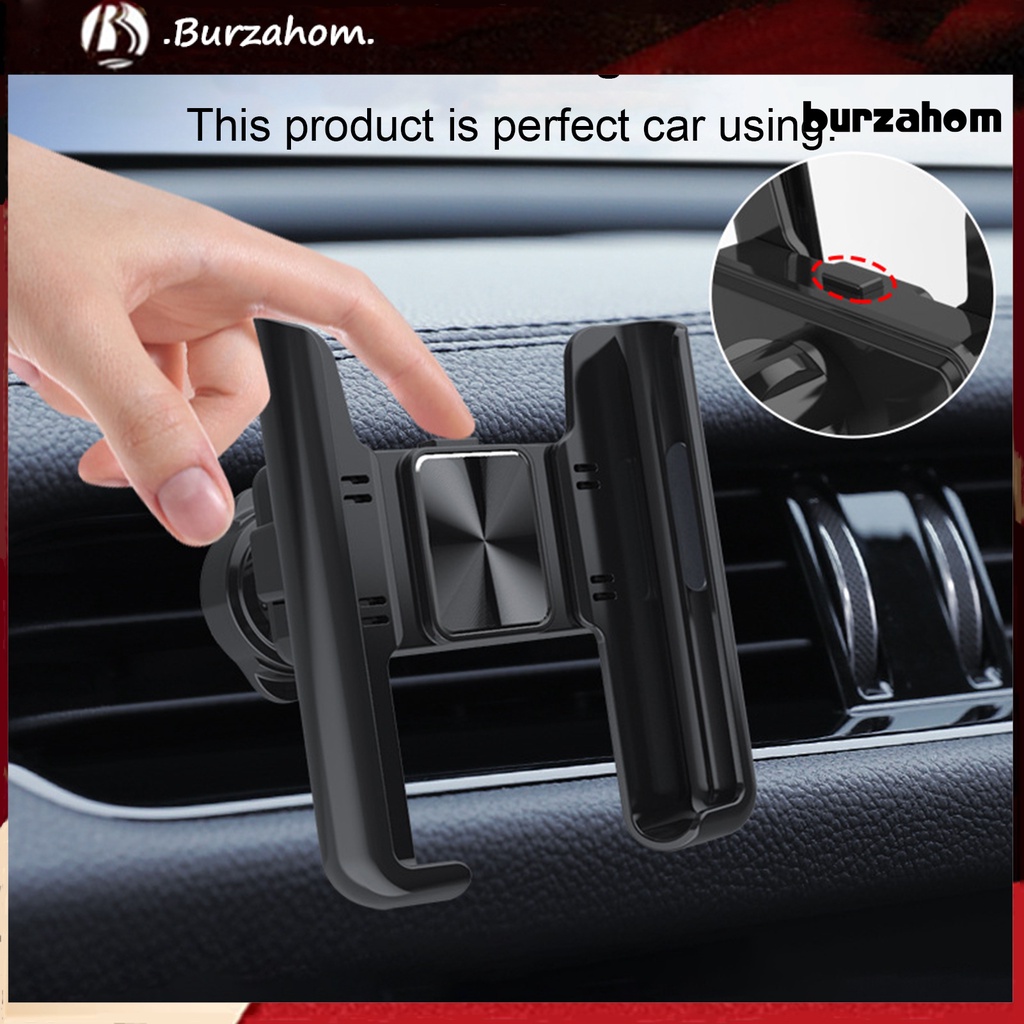 [BU] Giá Đỡ Điện Thoại Ổn Định Dễ Lắp Đặt Khóa Xoay Bằng ABS Cho Xe Hơi