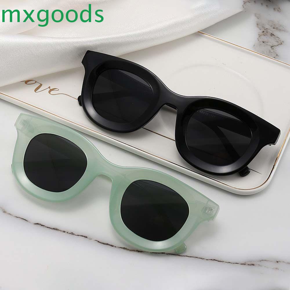 Kính Mát Gọng Tròn Dày Phong Cách Âu Mỹ Thời Trang Cho Nữ