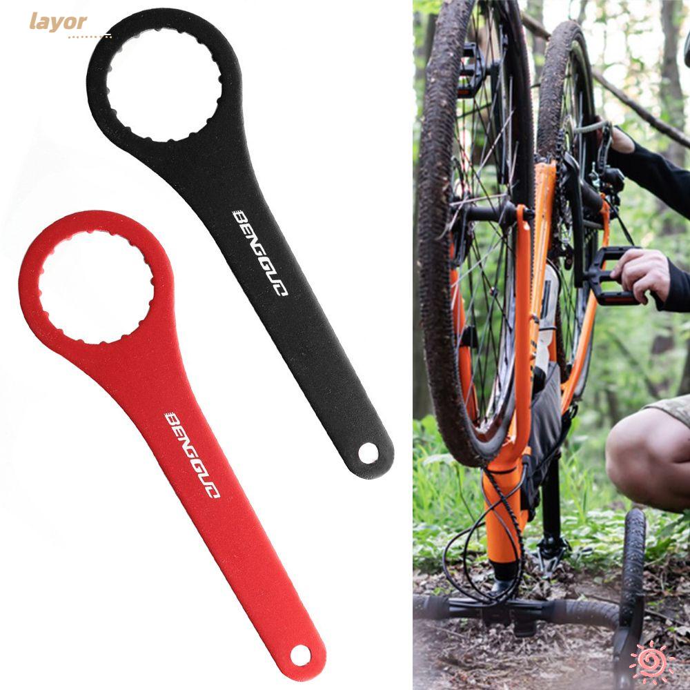 Cờ Lê Trục Đỏ Đen Bằng Hợp Kim Nhôm Chuyên Dụng Cho Xe Đạp MTB