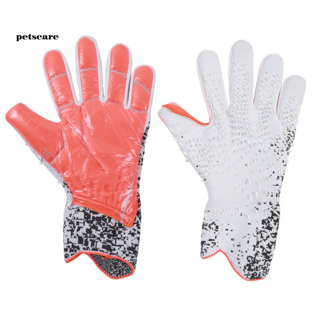 1 Đôi Găng Tay Thủ Môn Thể Thao Bằng Nylon Chống Trượt
