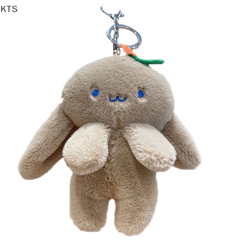 1 Móc Khóa Thỏ Nhồi Bông 14cm Hoạt Hình Đáng Yêu