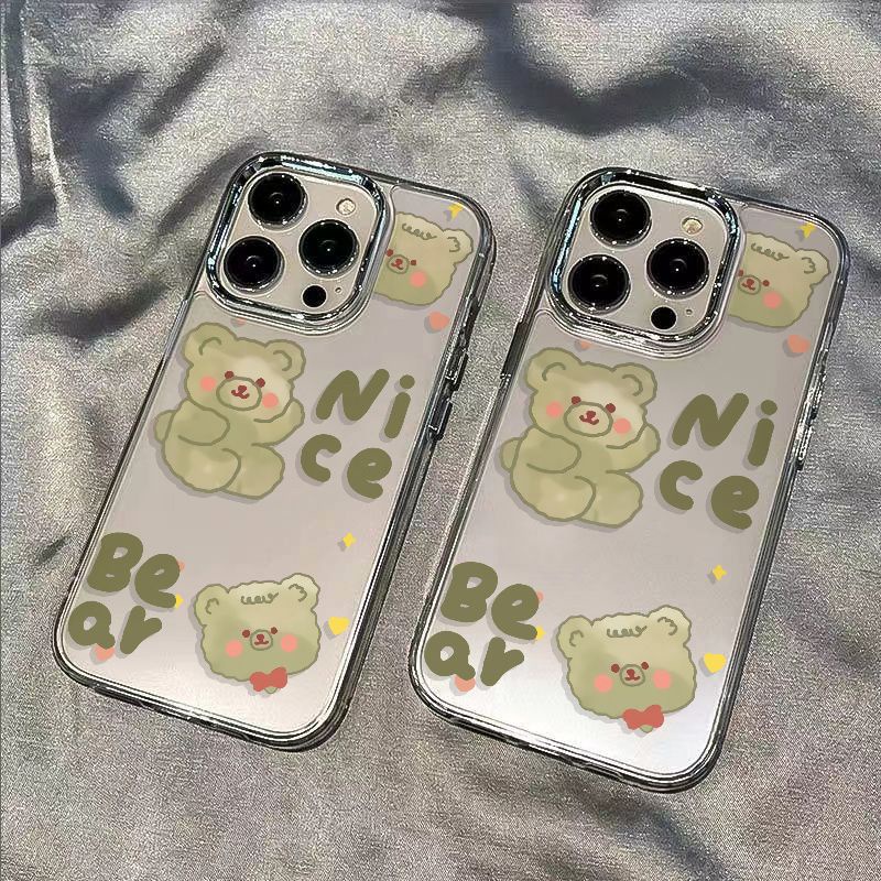 ✅Ốp Điện Thoại Mềm Chống Sốc In Hình Gấu Hoạt Hình Cho iPhone1214proplus13 Apple 118 max 7In Zl8