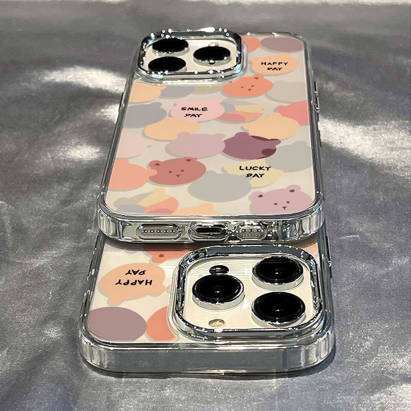 ✅Ốp Điện Thoại Dẻo Họa Tiết Gấu Nhỏ Dễ Thương Chống Sốc Cho Iphone 7 8 max 14Pro13Plus 1211