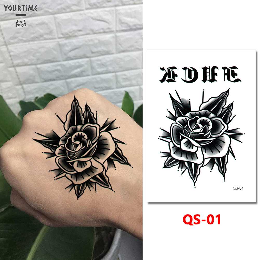 Set 8 Hình Xăm Dán Tạm Thời Chống Nước Dùng Một Lần