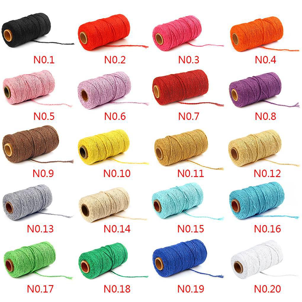 Cuộn Dây Thừng Cotton 2mm Chuyên Dùng Gói Quà
