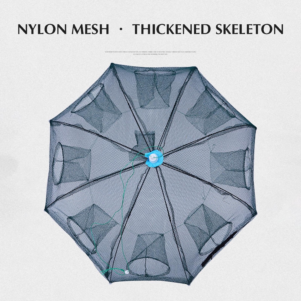 Lưới Đánh Bắt Cá Nhiều Mặt Xoay 360 Độ