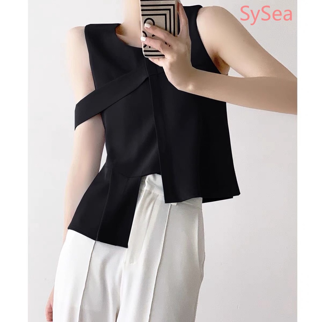 Áo Hai Dây Thiết Kế Độc Đáo Thời Trang Pháp Cho Nữ