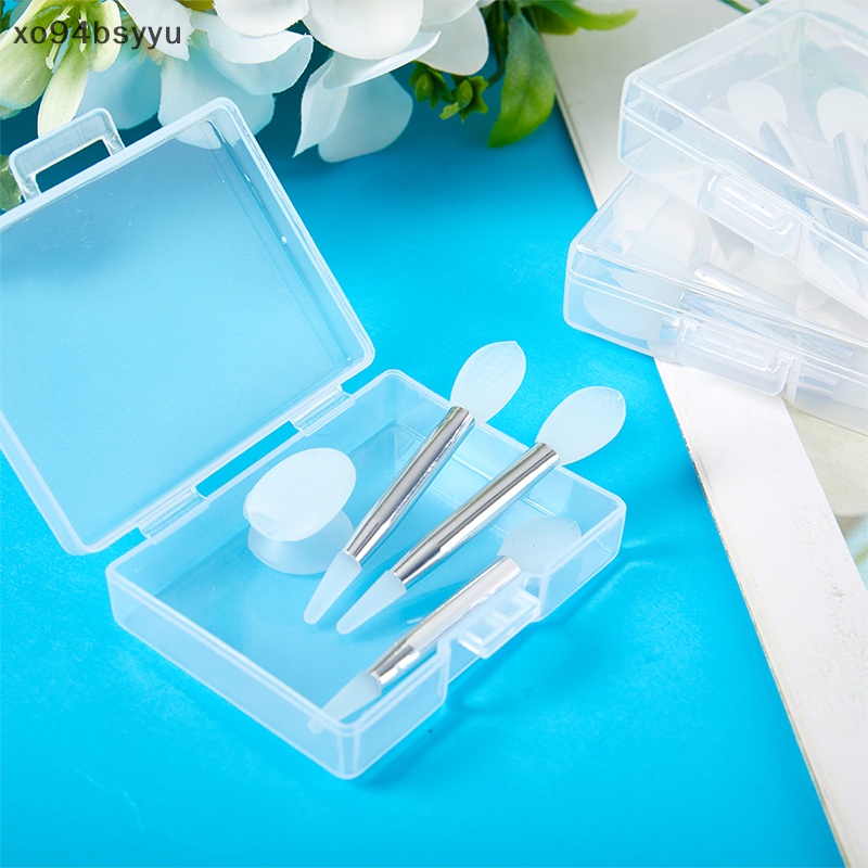 Cọ Đắp Mặt Nạ Môi Xo94Bsyu Hai Đầu Bằng Silicon Kèm Cốc Hút Tiện Dụng