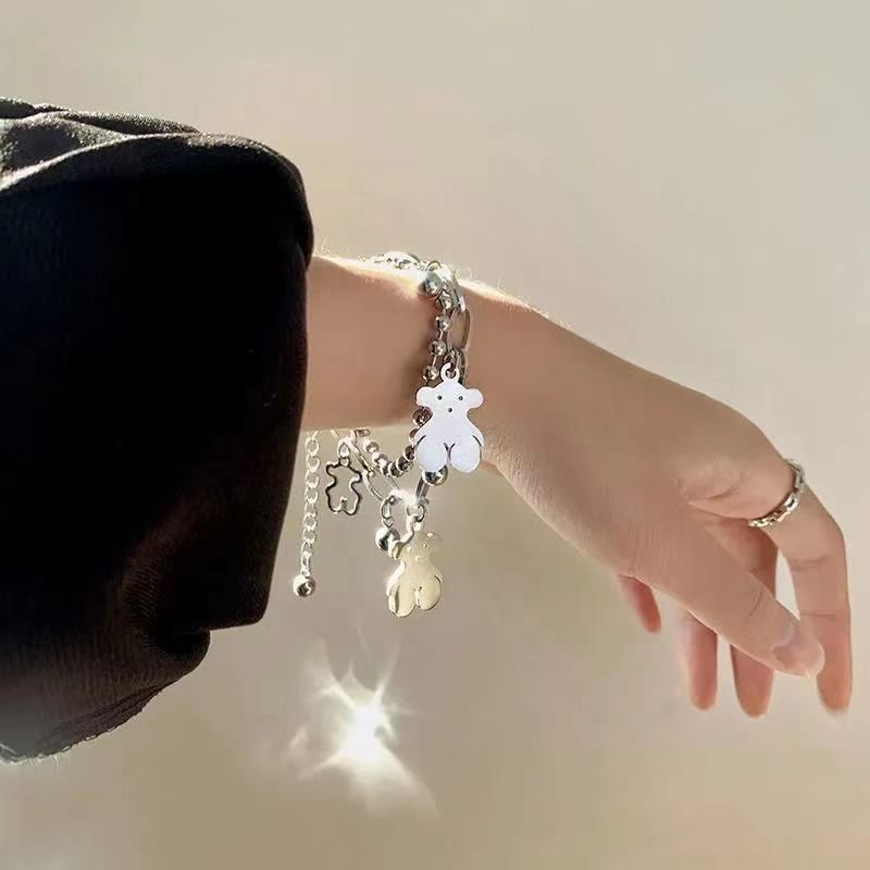 Vòng Tay Hợp Kim Đính Đá Zircon Trái Tim Thời Trang Cho Nữ