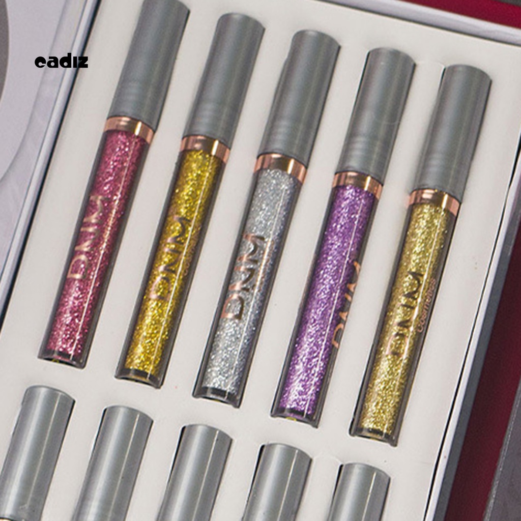 Set 10 Bút Kẻ Mắt Dạng Lỏng Chống Nước Lâu Trôi Tiện Dụng