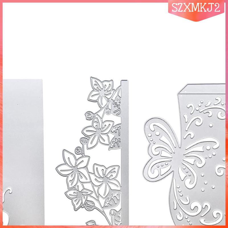 Set 3 Khuôn Cắt Giấy Dập Nổi Họa Tiết Dùng Để Trang Trí Tiệc Năm Mới