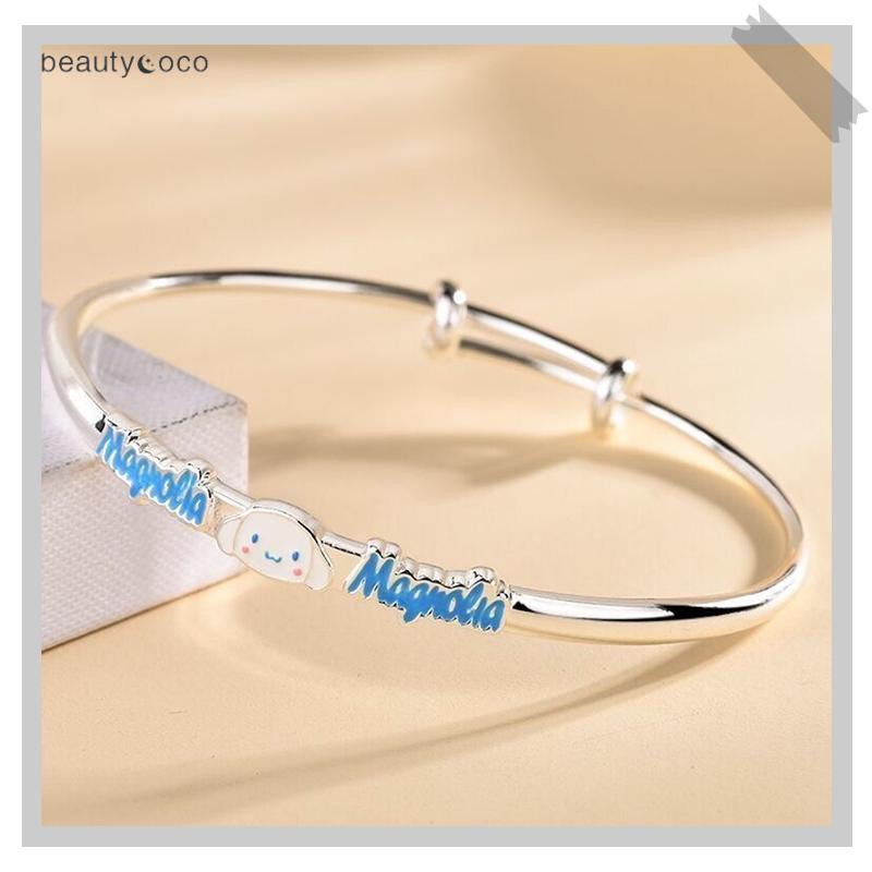 Beautycoco🍊 Vòng Đeo Tay Hoạ Tiết Hoạt Hình Sanrio Melody Cinnamoroll Kuromi
