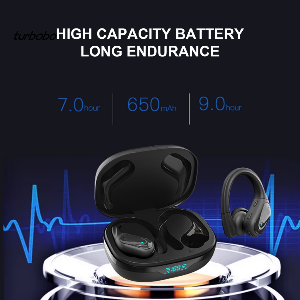 Tai Nghe Thể Thao Không Dây Bluetooth 5.1 Âm Thanh Trung Thực Cao Chống Ồn Có Màn Hình LED Kỹ Thuật Số