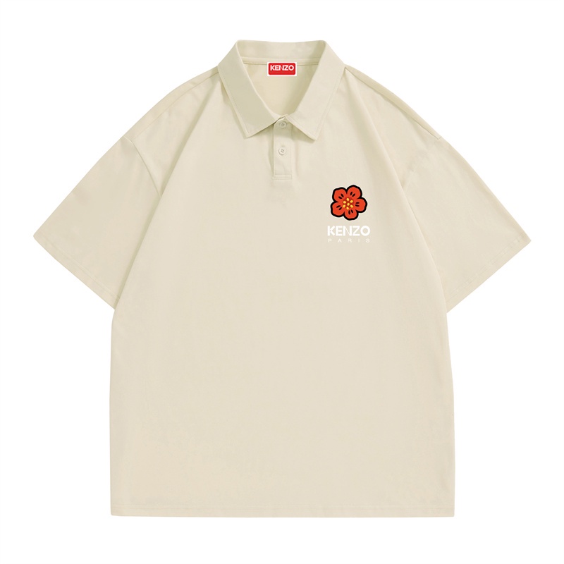 Áo polo Ngắn Tay In Hoa Thời Trang