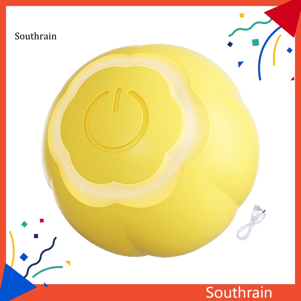 Đồ Chơi Bóng Lăn Điện Tử Thông Minh Chống Cắn 2 Chế Độ Có Thể Sạc Lại Hỗ Trợ Giảm Căng Thẳng Cho Mèo Cưng