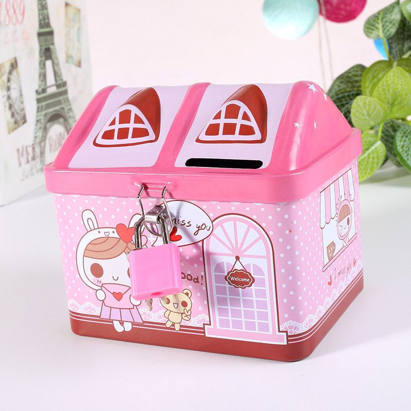 [Piggy Bank] Ngân hàng lưu trữ chống sốc sáng tạo Creative Piggy Bank Boys Girls Piggy Bank Coin Ban