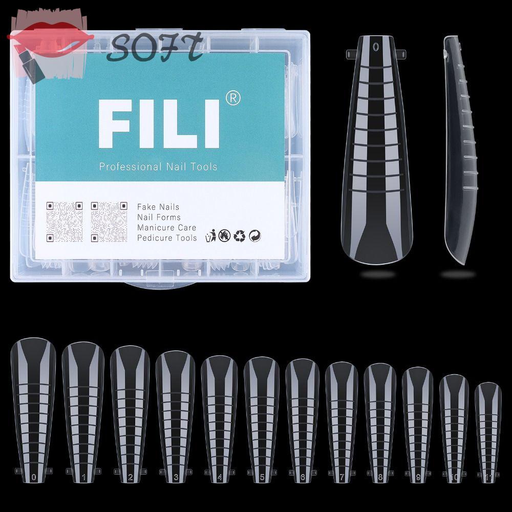 Bộ Dụng Cụ Làm Móng Nghệ Thuật Gồm Móng Giả Và Bút Gel Poly Kèm Vỏ Bọc Toàn Diện