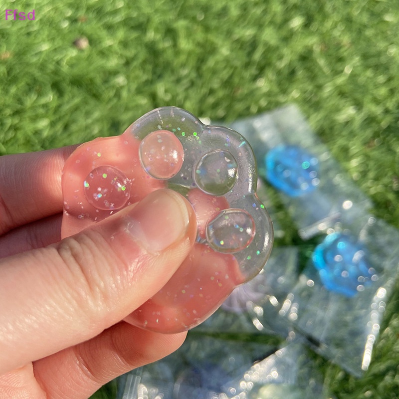 {Ffsd} Đồ Chơi Con Dấu Chân Mèo Mini Dễ Thương Giảm Căng Thẳng Làm Quà Tặng * Bán Chạy