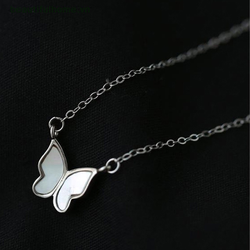 Vòng cổ Mặt Hình Bướm Màu Sắc Vàng Thanh Lịch Đơn Giản Cho Nữ