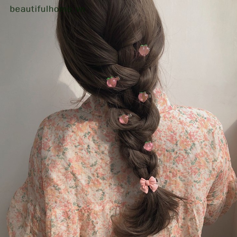 Kẹp Tóc Hình Hoa Hồng &amp; Bướm Dễ Thương Cho Nữ 1 Cái