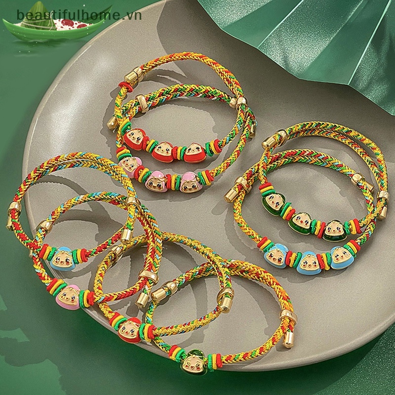 [beautifulhome] Vòng Tay Dây Bện Bằng Hợp Kim Nhiều Màu Sắc Phong Cách Trung Hoa Truyền Thống Dành Cho Trẻ Em Và Người Lớn [beauty]