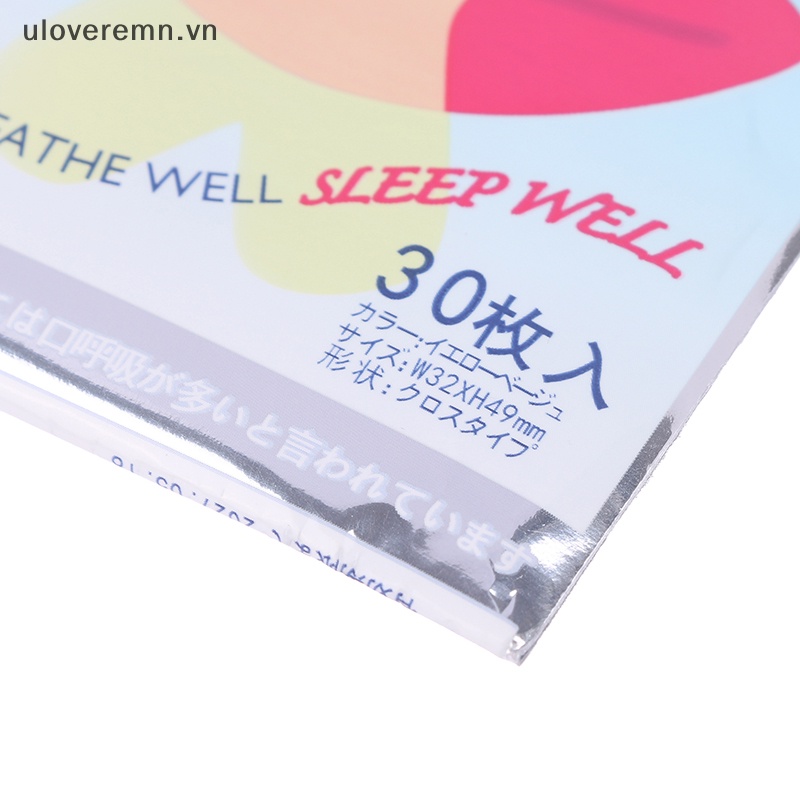 Uloveremn Set 2 Miếng Dán Chống Ngáy Tự Dính Cho Người Lớn Và Trẻ Em
