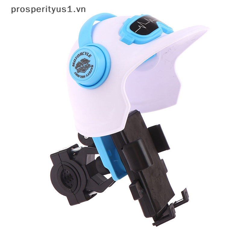 [prosperityus1] Giá Đỡ Điện Thoại Hình Nón Bảo Hiểm Xe Đạp Chống Mưa Nắng [VN]