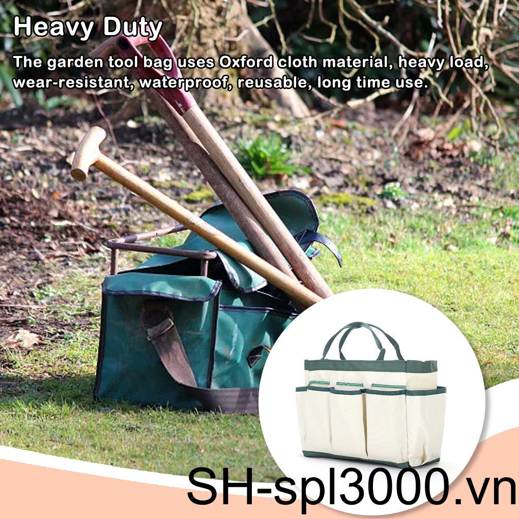 Set Túi Đựng Dụng Cụ Làm Vườn Đa Năng Sức Chứa Lớn