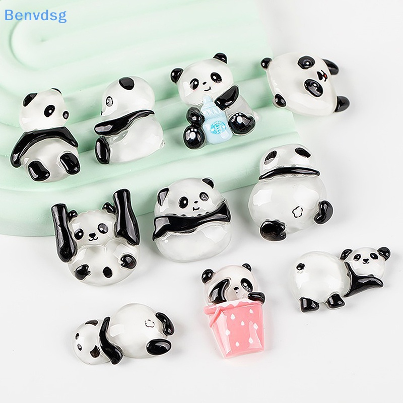 Bộ 5 Phụ Kiện Làm Trang Sức Hình Gấu Trúc Thời Trang DIY