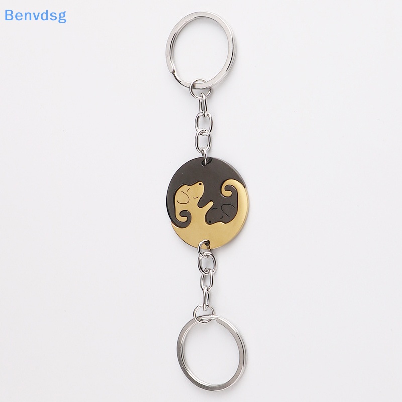 Móc Chìa Khóa Bằng Thép Không Gỉ Hình Chú Chó Dễ Thương Chống Thất Lạc