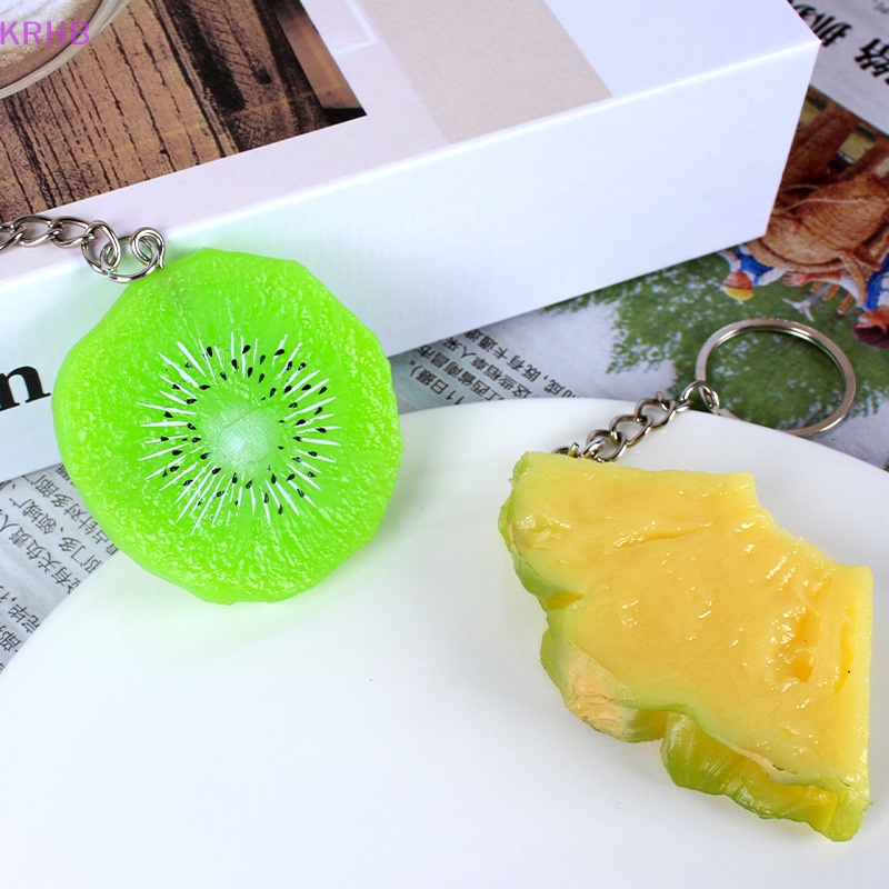 Móc Khóa Hình Trái Cây Sáng Tạo Dễ Thương Mới