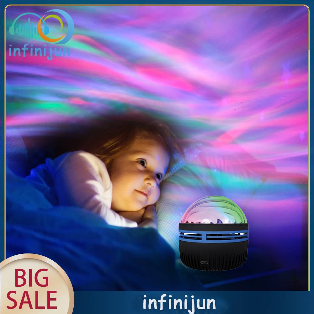 Đèn Chiếu Sao RGB Hình Galaxy Trang Trí Phòng Ngủ / Phòng Khách